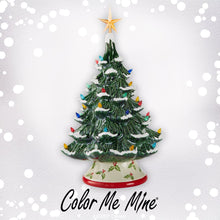 Load image into Gallery viewer, Glass Green specialty Christmas Tree glaze