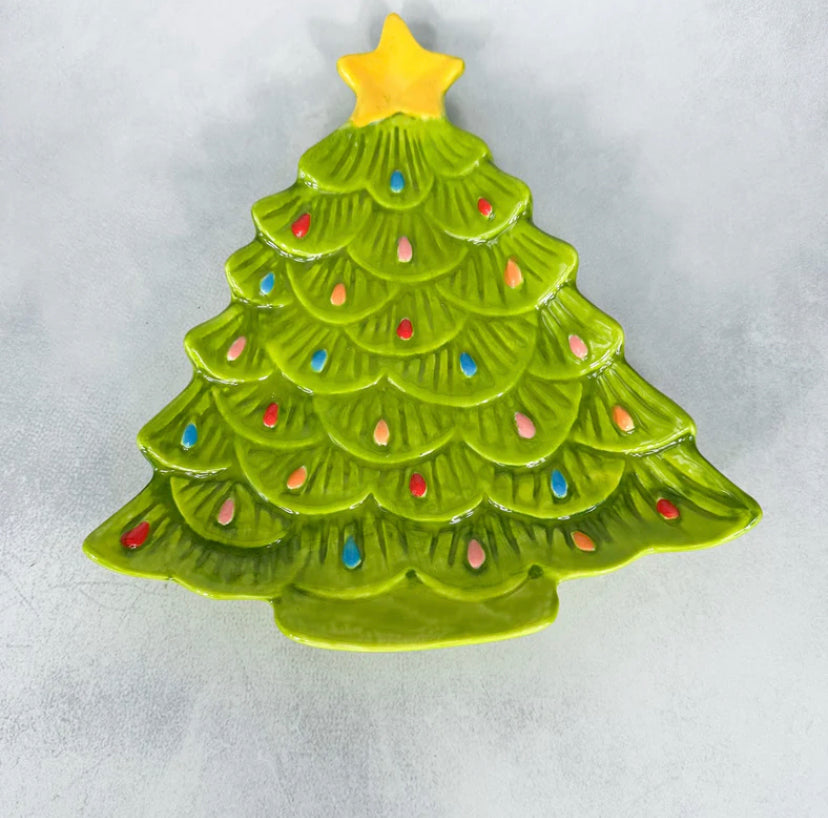 Christmas Tree Plate