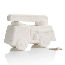 Load image into Gallery viewer, Fire Truck bank
