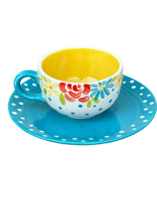 Latte Cup and Saucer