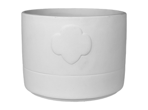 Girl Scout Trefoil Crock