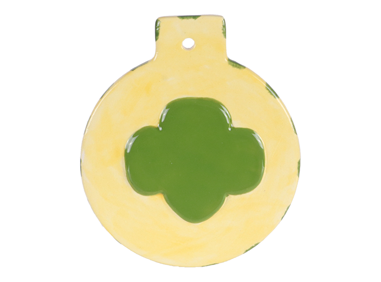 Girl Scout Flat Trefoil Ornament