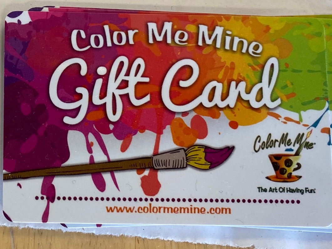 Paint Splash Giftcard