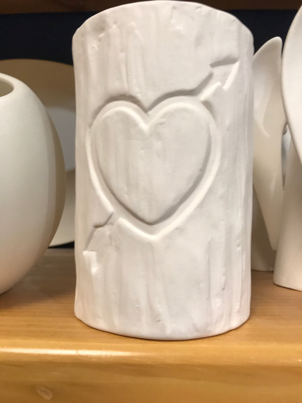 Tree Carved Heart Vessel