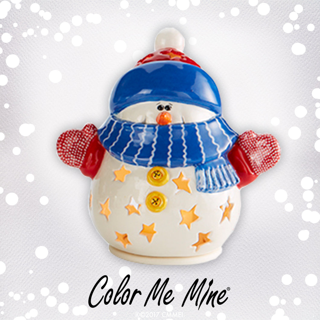 Snuggles the Snowman lantern