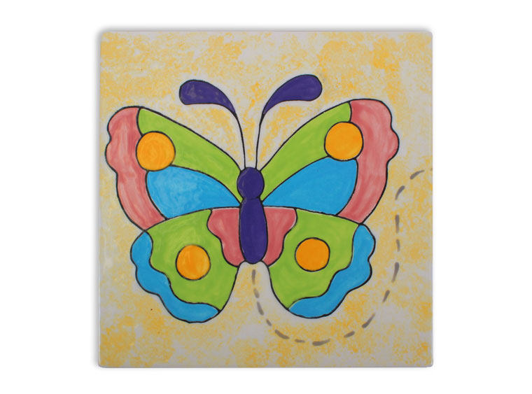 Butterfly tile