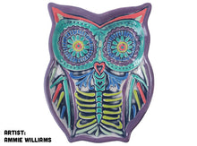 Load image into Gallery viewer, Day of the Dead owl dish
