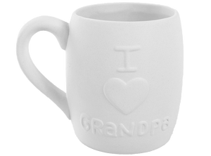 I Heart Grandpa mug