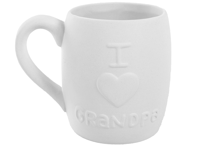 I Heart Grandpa mug