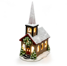 Load image into Gallery viewer, Holiday Church Lantern
