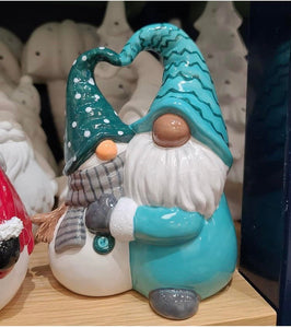 Hugging Gnome and Snowman