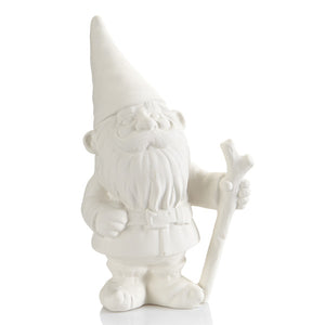 Gnome with Walking Stick