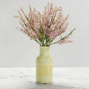 Textured bud vase-ridged