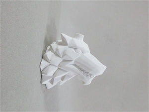 Origami Wolf ornament