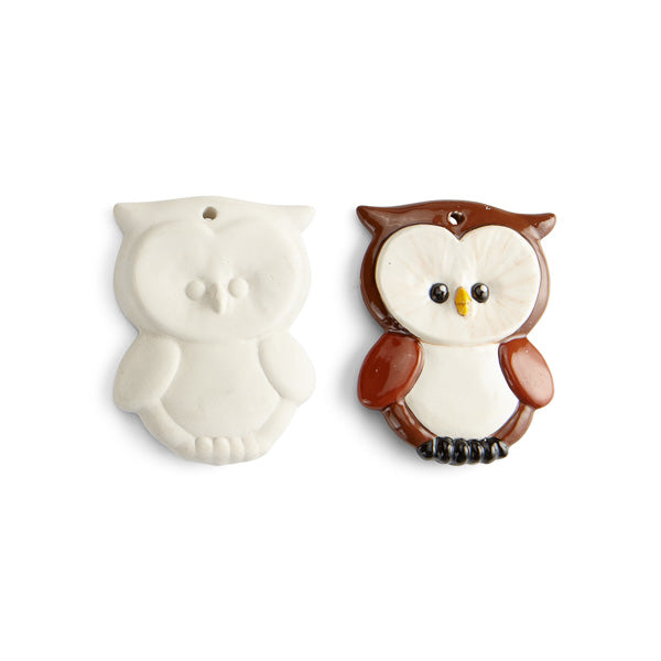 Owl flat ornament