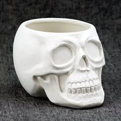 Skull dip dish or planter